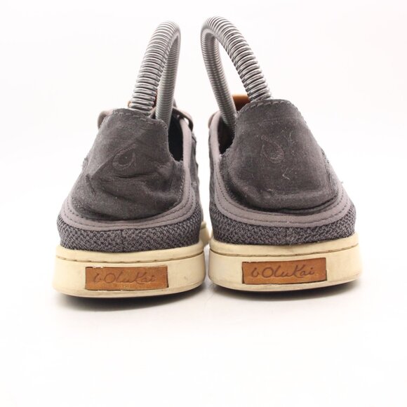 Olukai Pehueali Women's Size US 6.5 Lace Up Gray Mesh Sneakers Shoes - Picture 5 of 9